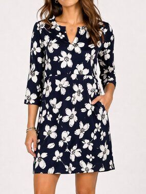 J. Jill Floral Tunic Shift Dress